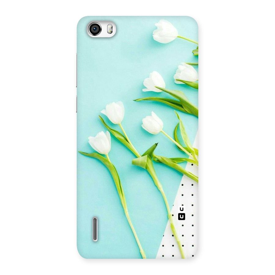 White Tulips Back Case for Honor 6