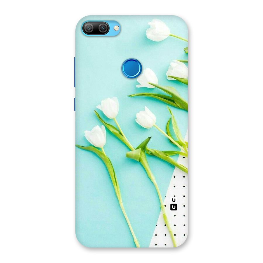 White Tulips Back Case for Honor 9N