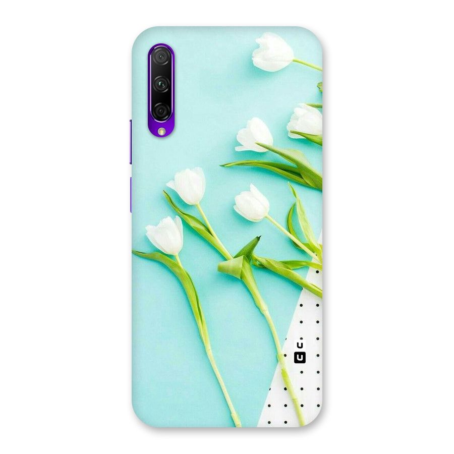 White Tulips Back Case for Honor 9X Pro