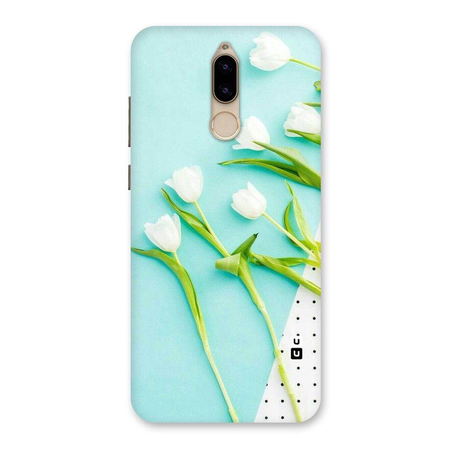 White Tulips Back Case for Honor 9i