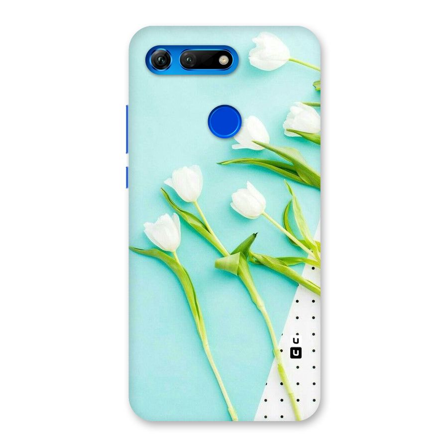White Tulips Back Case for Honor View 20