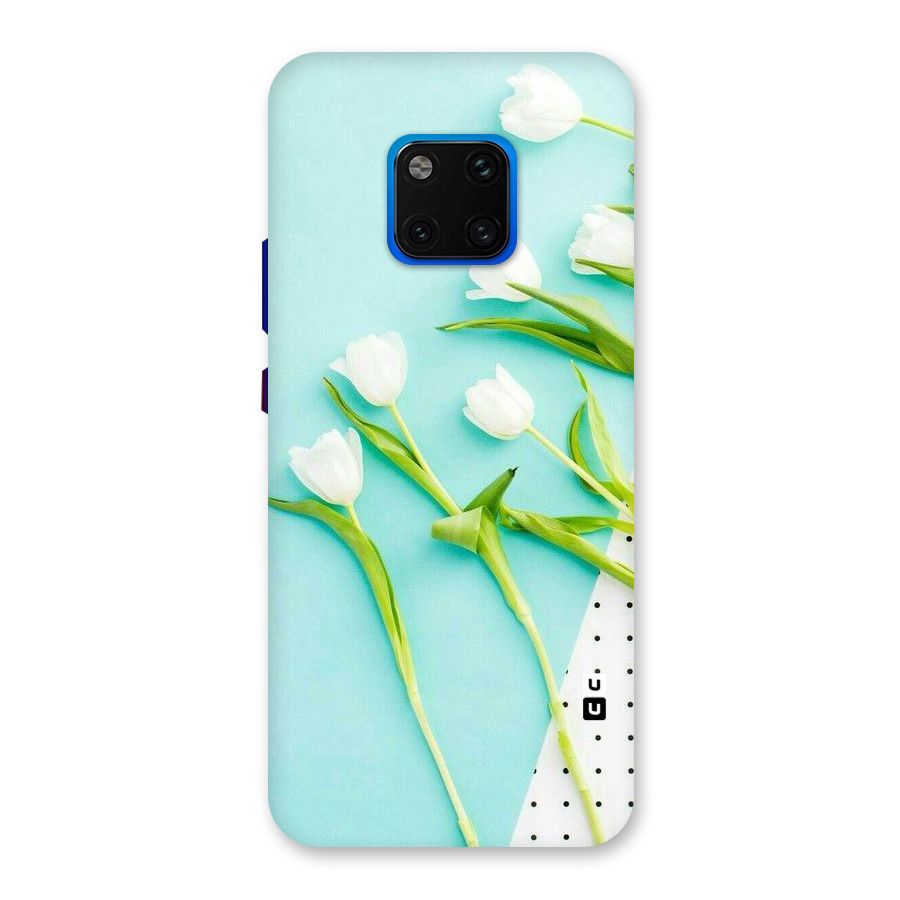 White Tulips Back Case for Huawei Mate 20 Pro