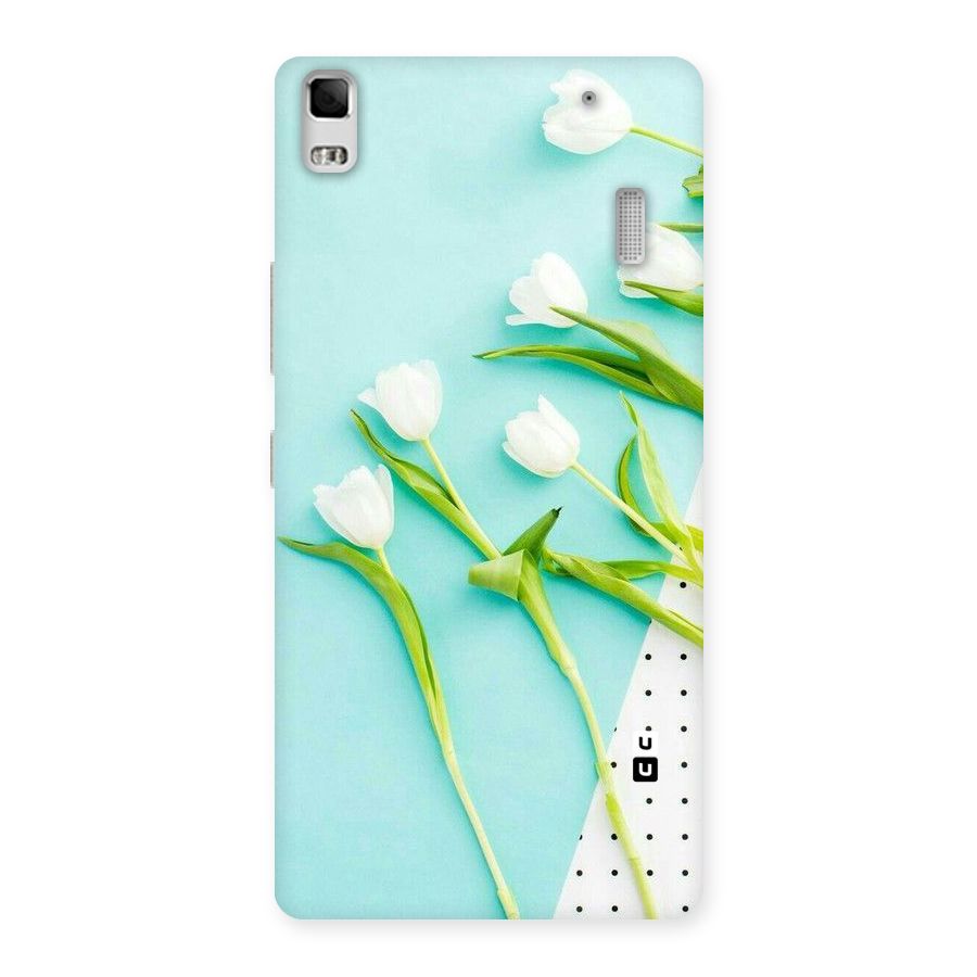 White Tulips Back Case for Lenovo K3 Note