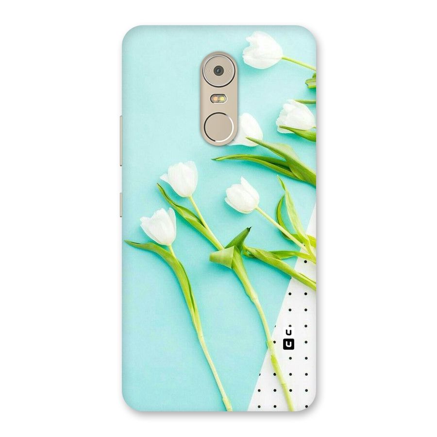 White Tulips Back Case for Lenovo K6 Note