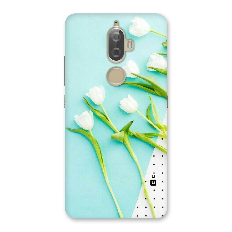 White Tulips Back Case for Lenovo K8 Plus