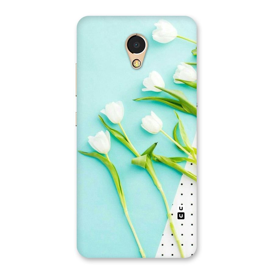 White Tulips Back Case for Lenovo P2