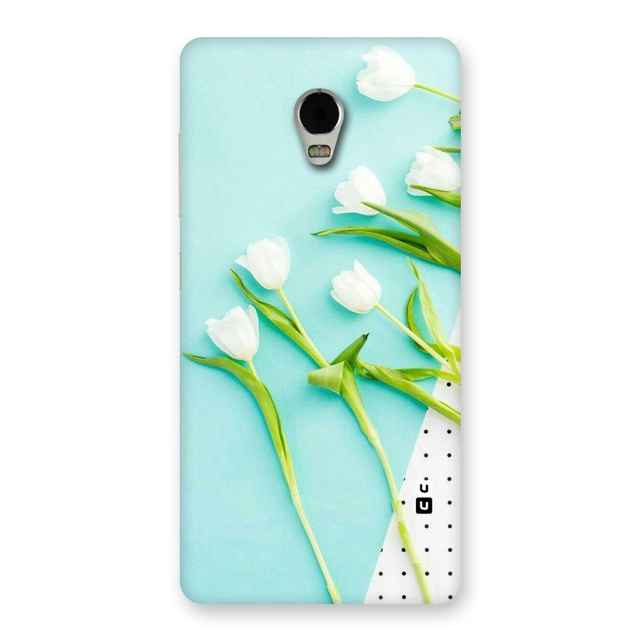White Tulips Back Case for Lenovo Vibe P1