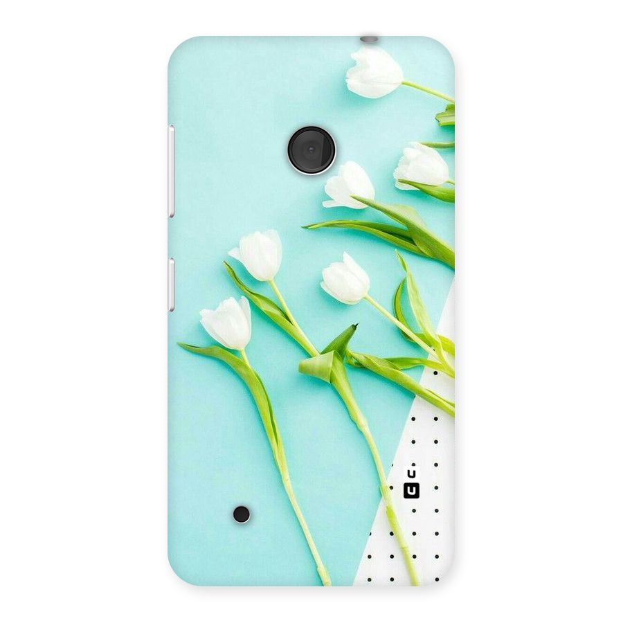 White Tulips Back Case for Lumia 530
