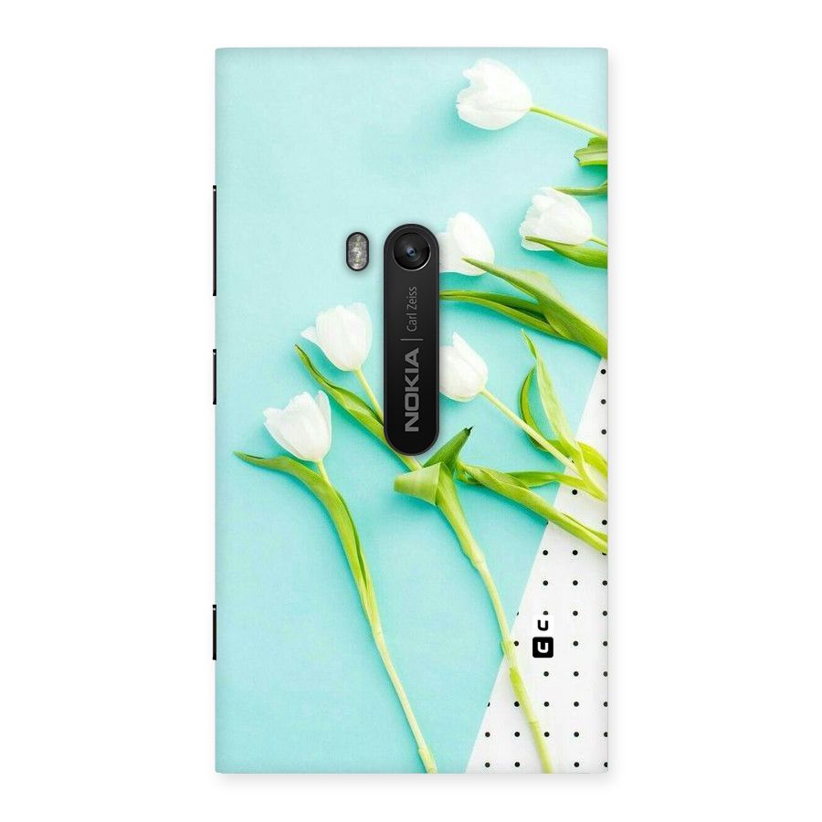 White Tulips Back Case for Lumia 920