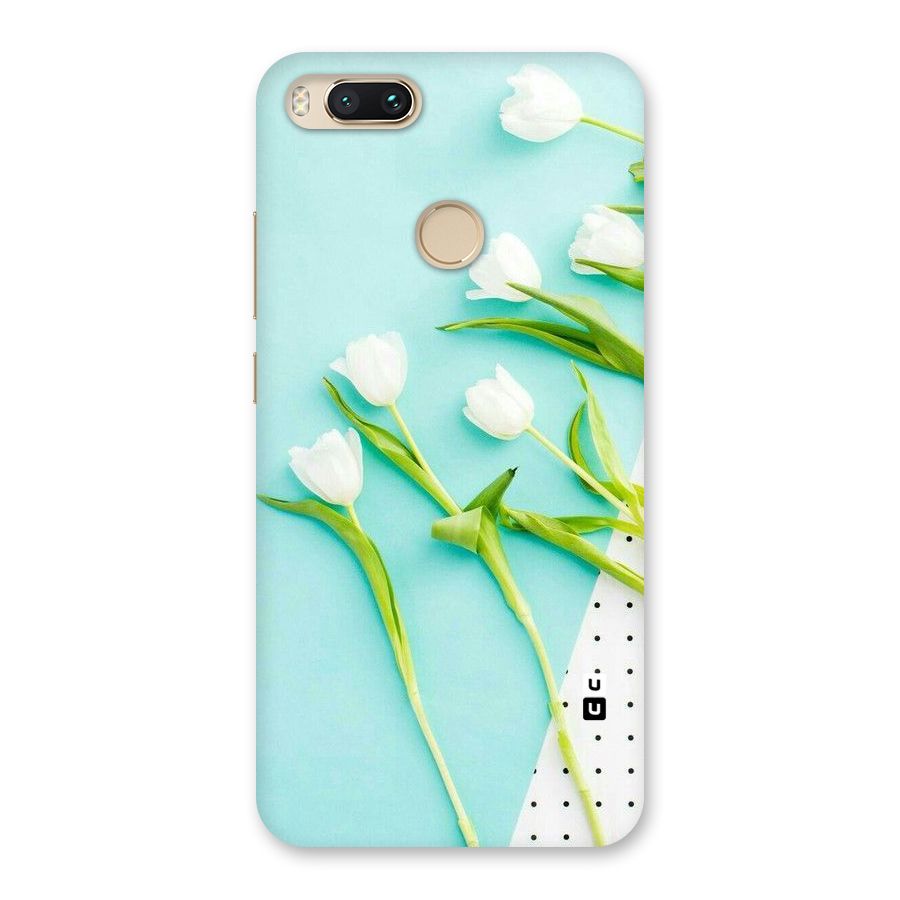 White Tulips Back Case for Mi A1