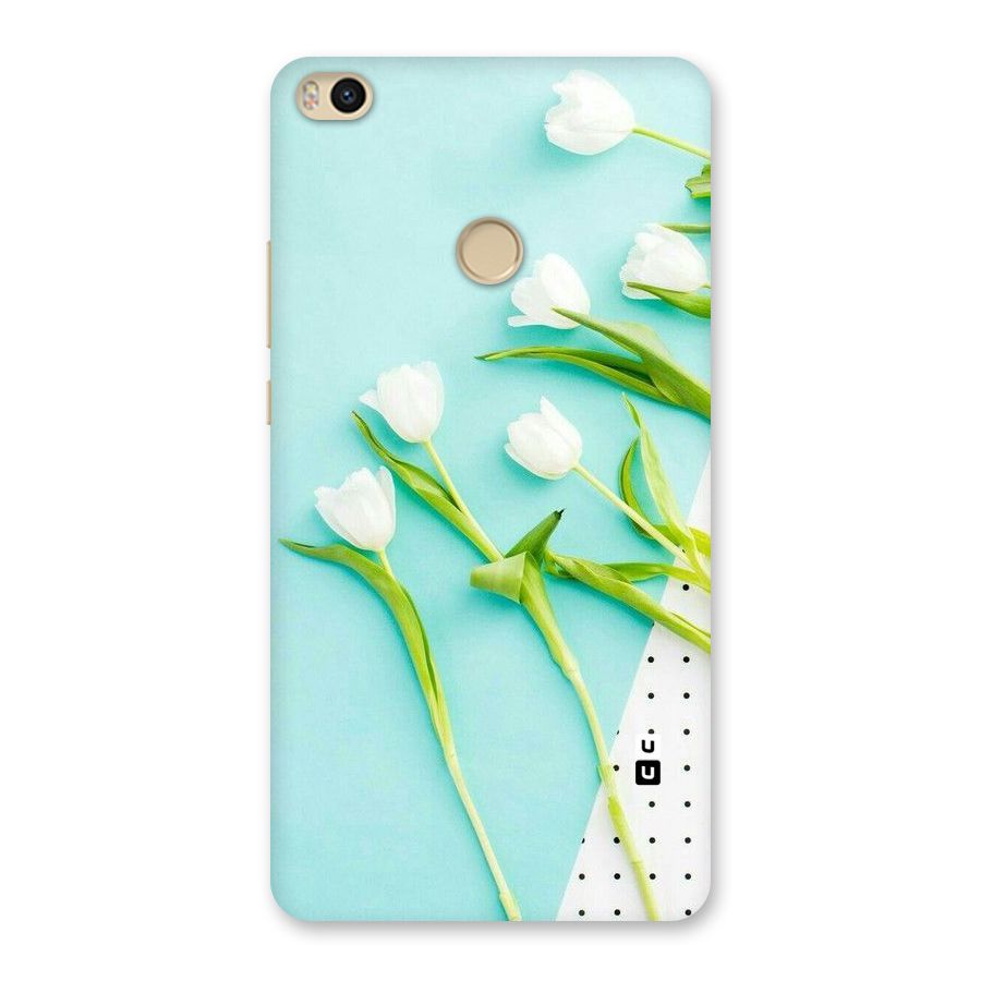 White Tulips Back Case for Mi Max 2