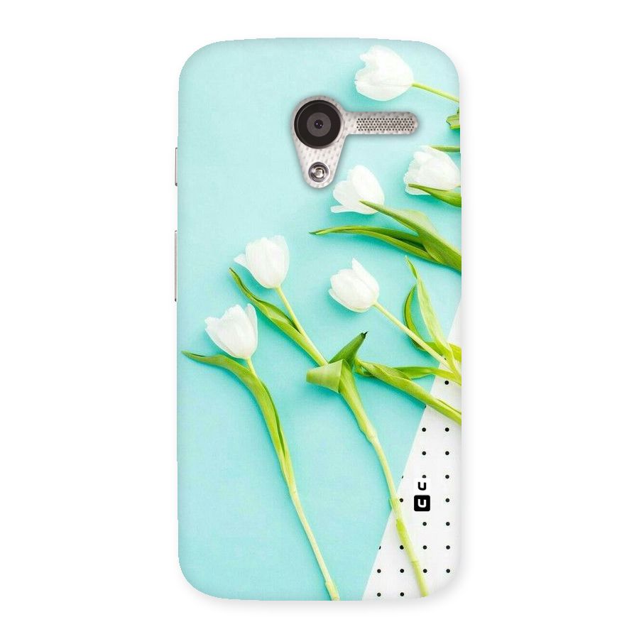 White Tulips Back Case for Moto X