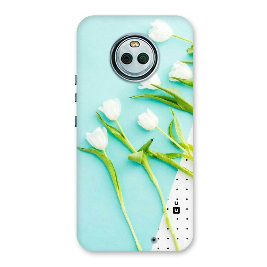 White Tulips Back Case for Moto X4