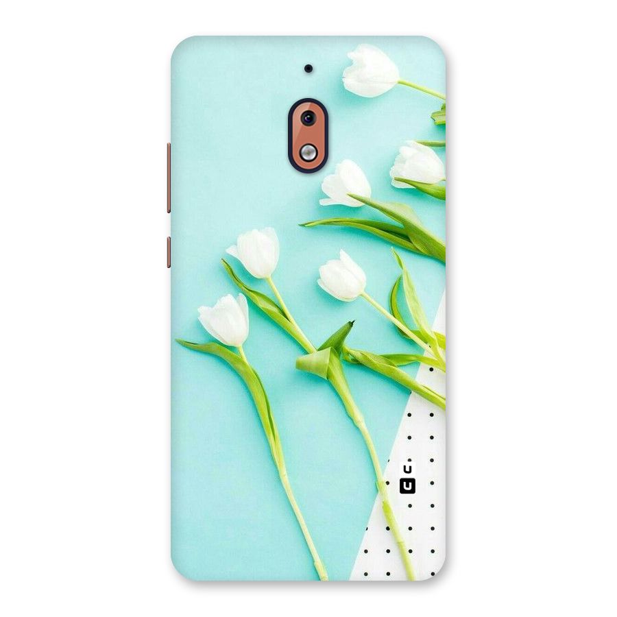 White Tulips Back Case for Nokia 2.1