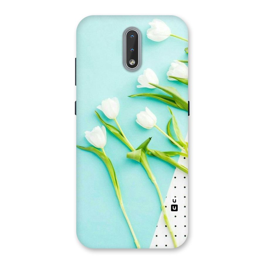 White Tulips Back Case for Nokia 2.3
