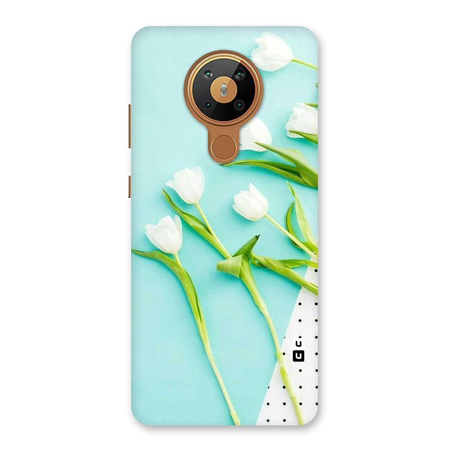 White Tulips Back Case for Nokia 5.3