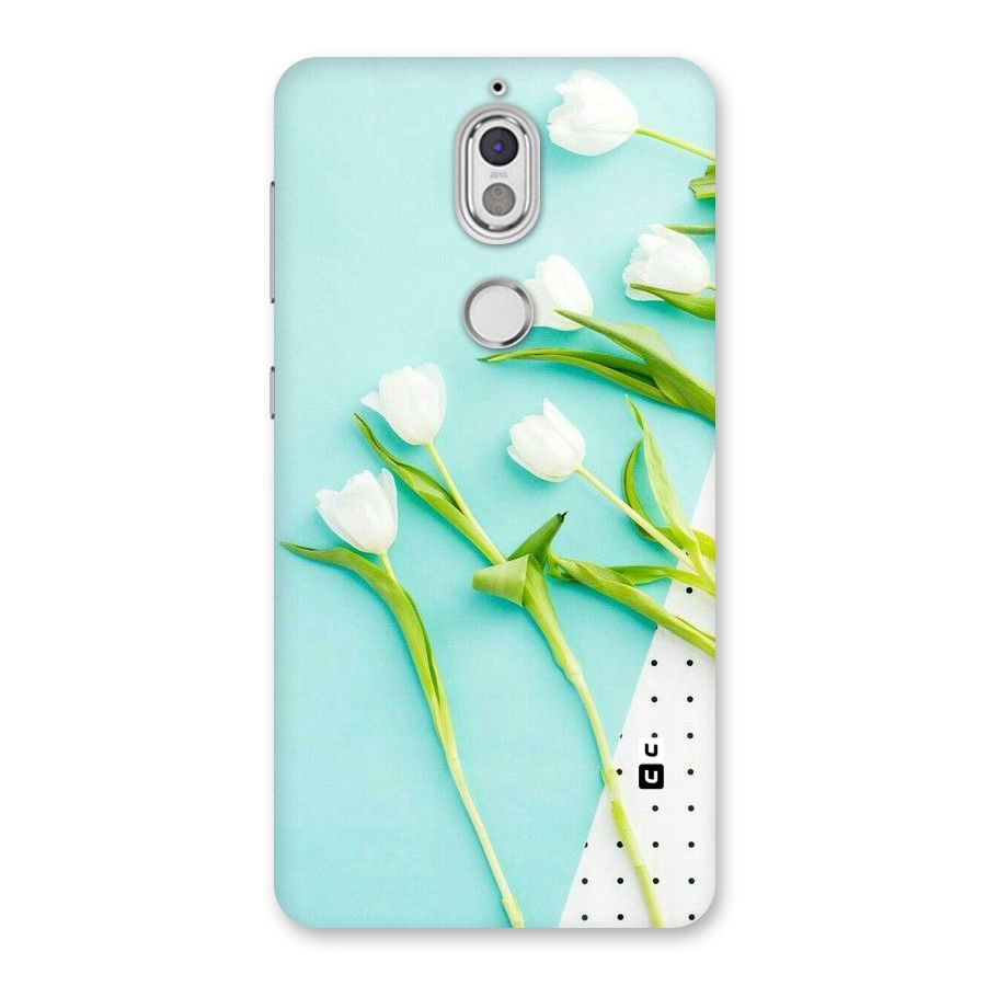 White Tulips Back Case for Nokia 7