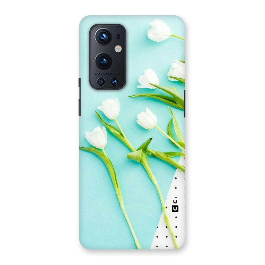 White Tulips Back Case for OnePlus 9 Pro