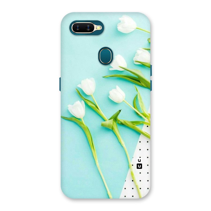 White Tulips Back Case for Oppo A11k