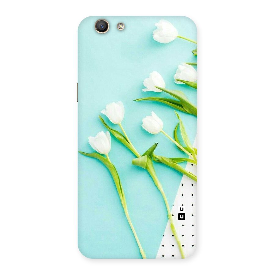 White Tulips Back Case for Oppo A59