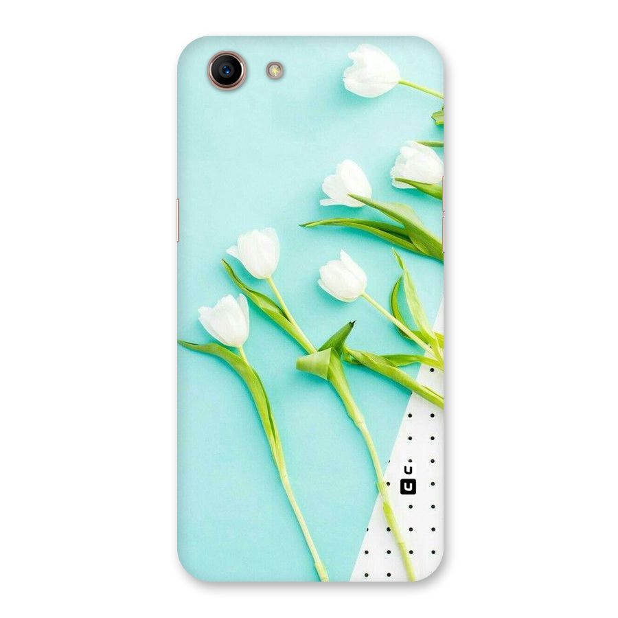 White Tulips Back Case for Oppo A83 (2018)