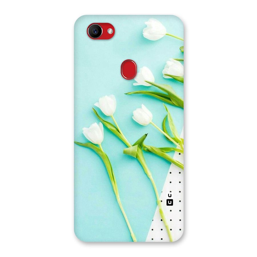 White Tulips Back Case for Oppo F7