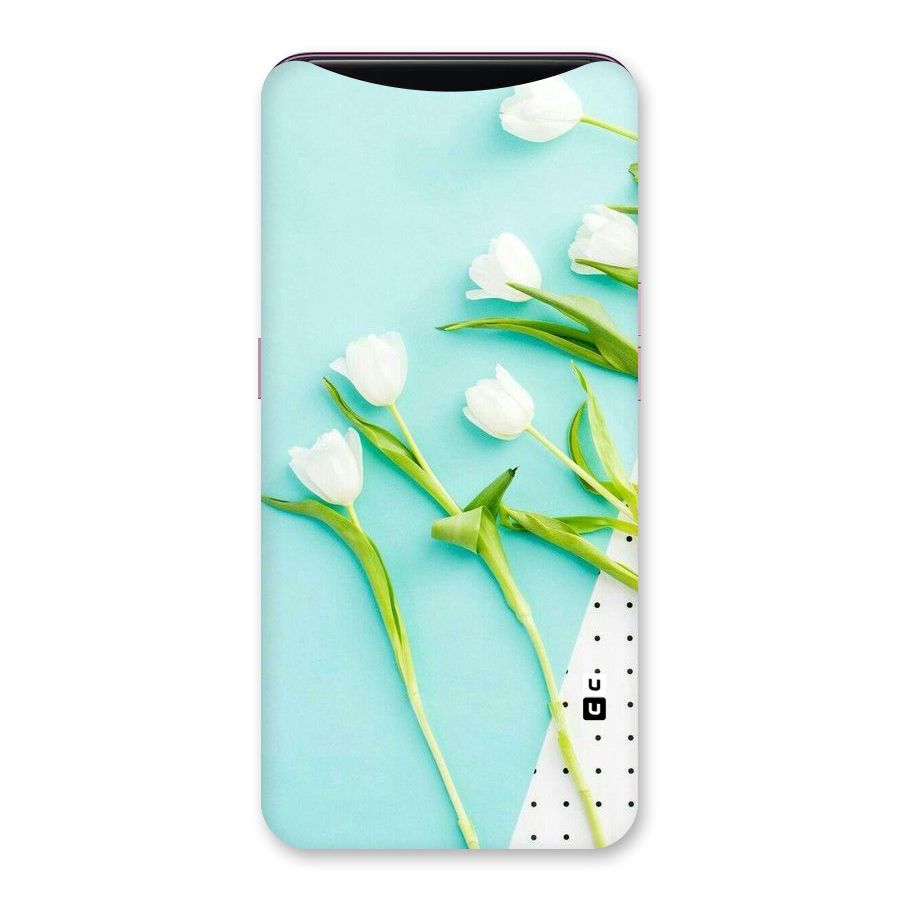 White Tulips Back Case for Oppo Find X