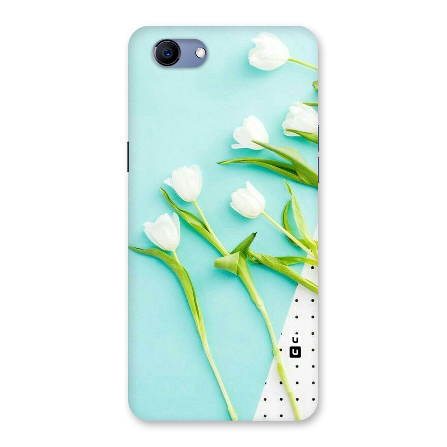 White Tulips Back Case for Oppo Realme 1
