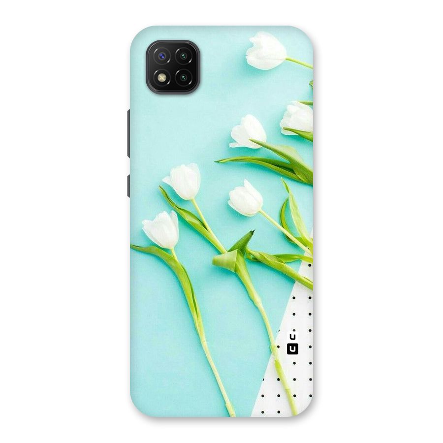 White Tulips Back Case for Poco C3