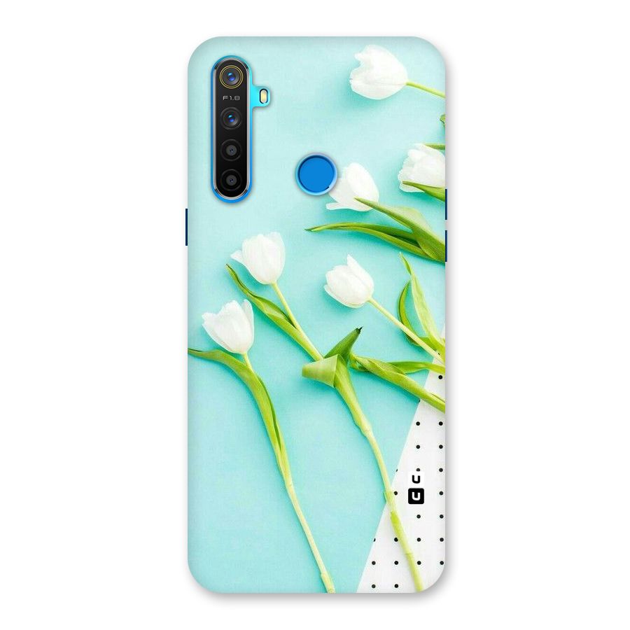 White Tulips Back Case for Realme 5s