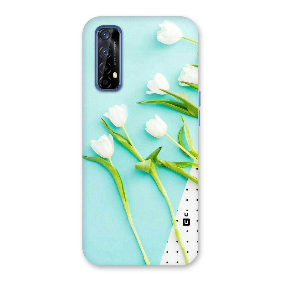 White Tulips Back Case for Realme 7