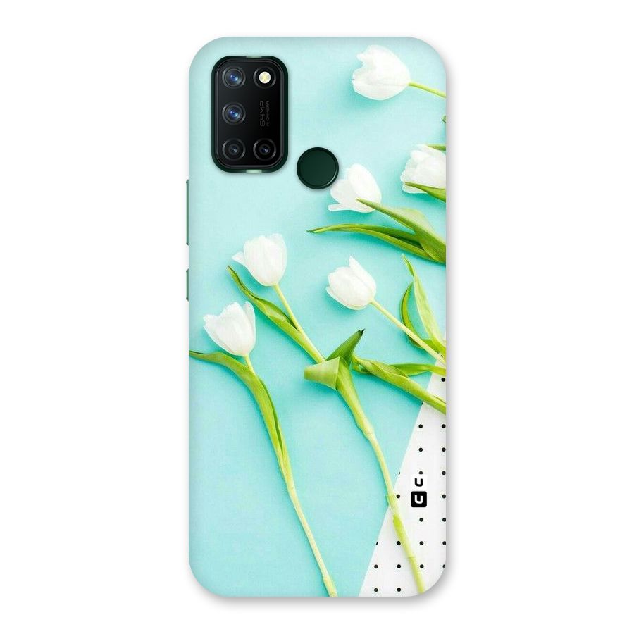 White Tulips Back Case for Realme 7i
