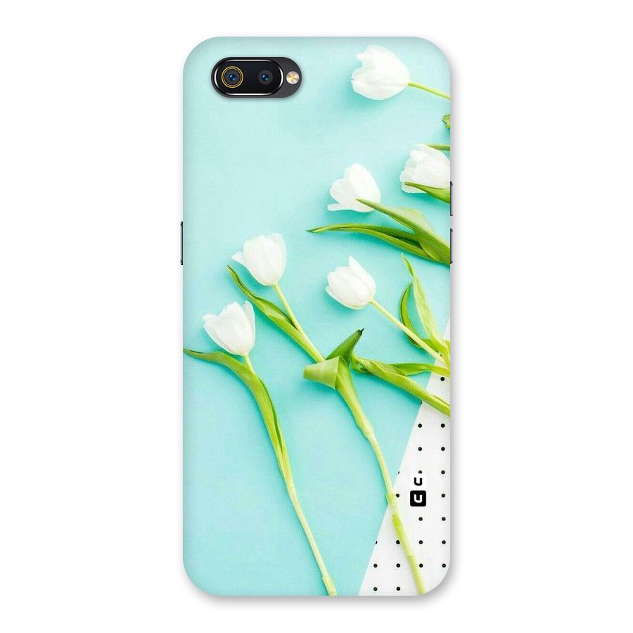 White Tulips Back Case for Realme C2