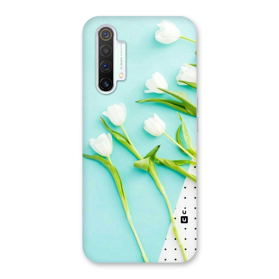 White Tulips Back Case for Realme X3 SuperZoom