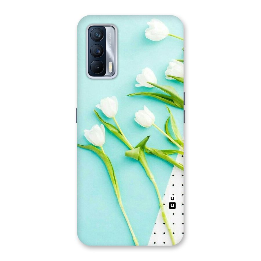 White Tulips Back Case for Realme X7