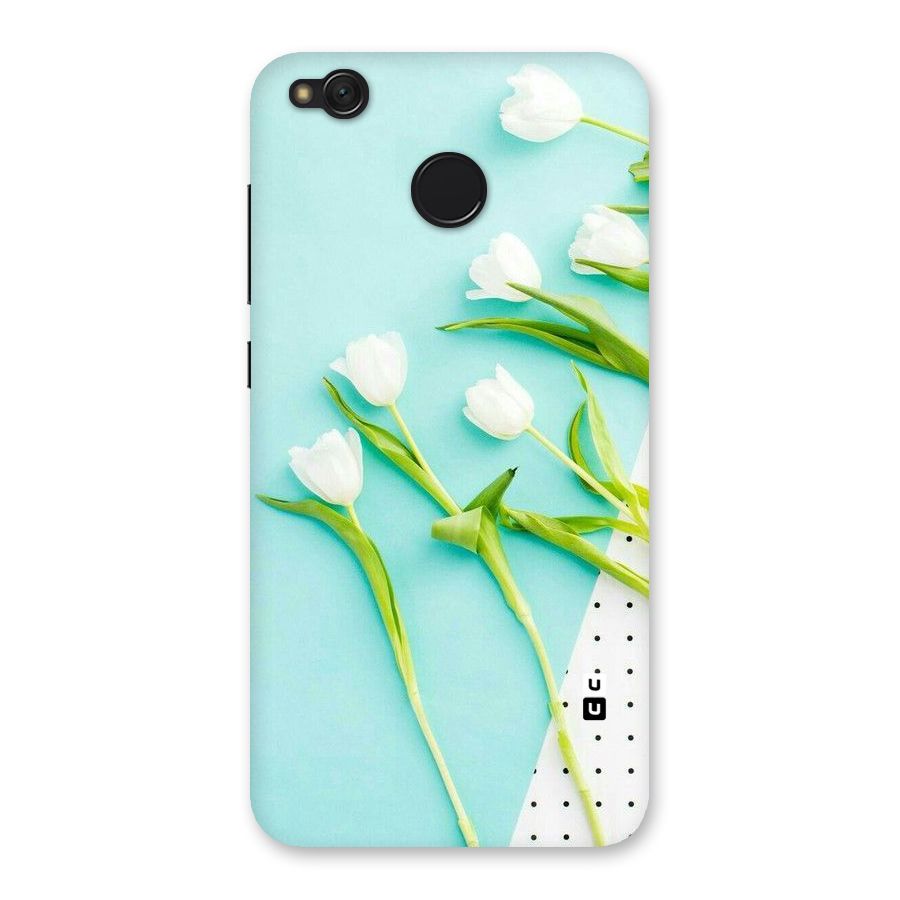 White Tulips Back Case for Redmi 4