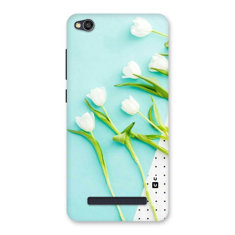 White Tulips Back Case for Redmi 4A