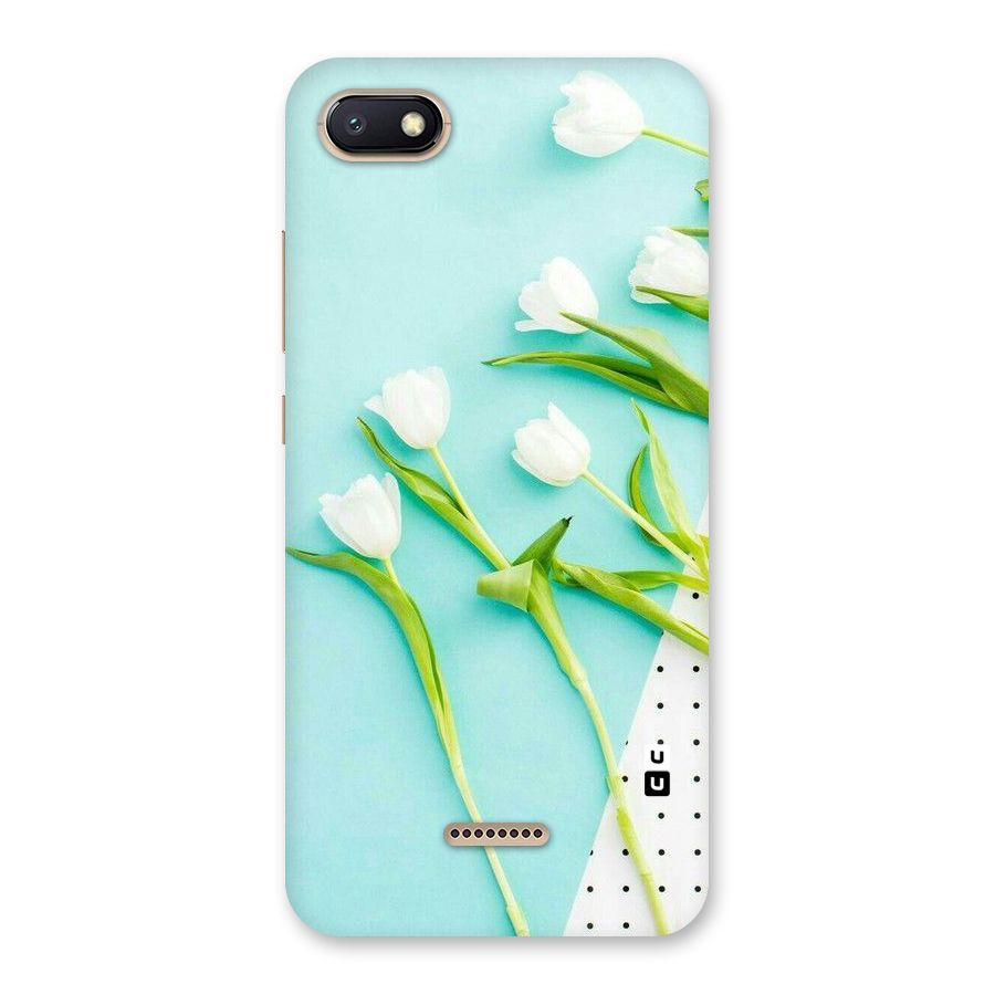 White Tulips Back Case for Redmi 6A