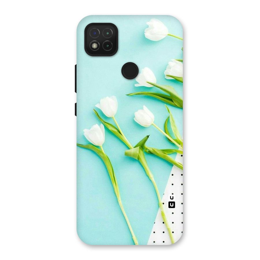 White Tulips Back Case for Redmi 9