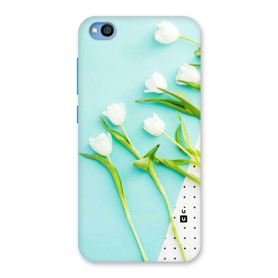 White Tulips Back Case for Redmi Go
