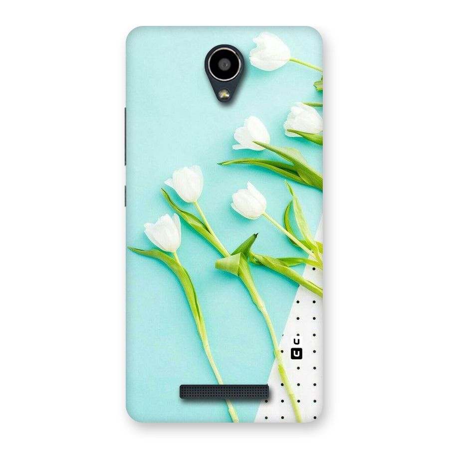 White Tulips Back Case for Redmi Note 2