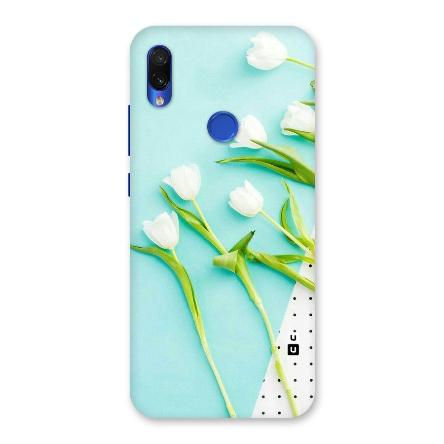 White Tulips Back Case for Redmi Note 7S