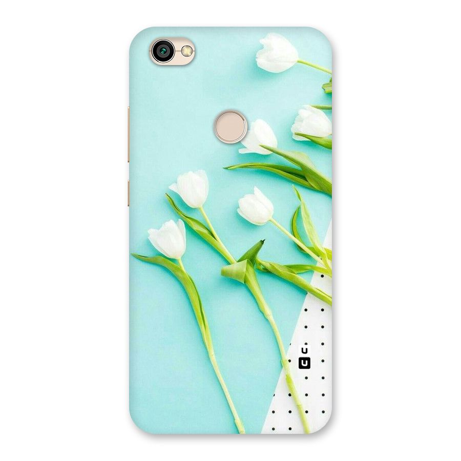 White Tulips Back Case for Redmi Y1 2017