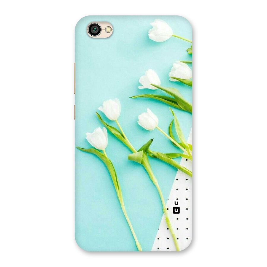 White Tulips Back Case for Redmi Y1 Lite