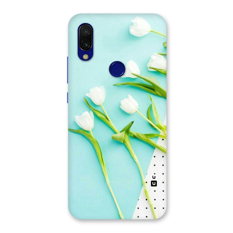 White Tulips Back Case for Redmi Y3