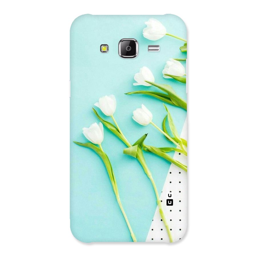 White Tulips Back Case for Samsung Galaxy J2 Prime