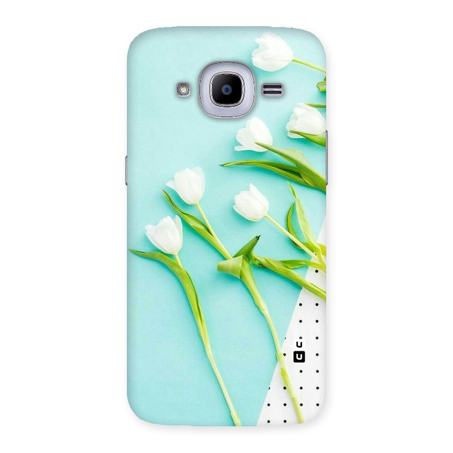 White Tulips Back Case for Samsung Galaxy J2 Pro