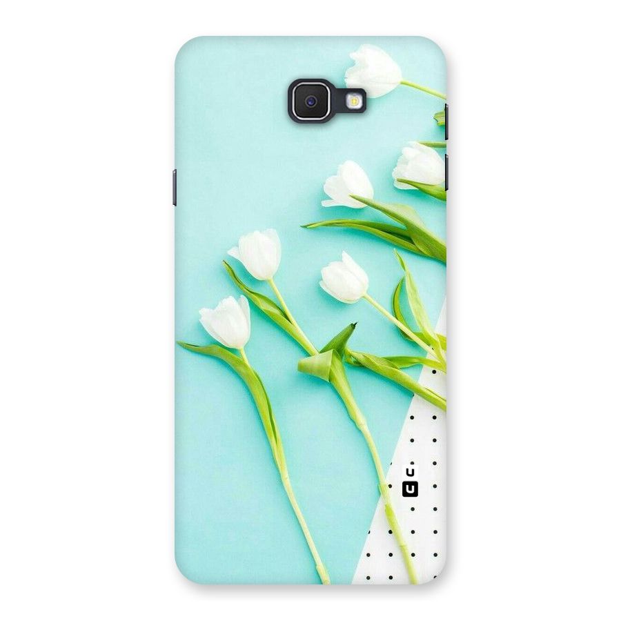 White Tulips Back Case for Samsung Galaxy J7 Prime