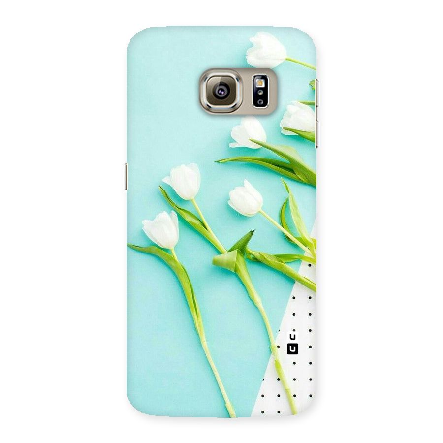 White Tulips Back Case for Samsung Galaxy S6 Edge