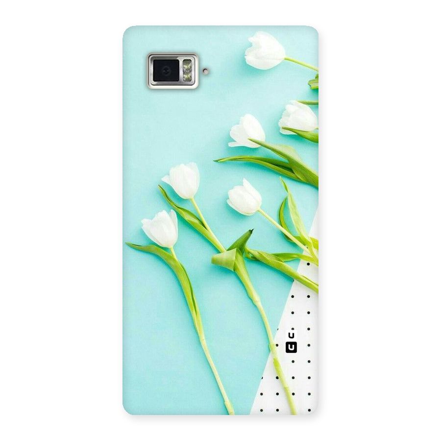 White Tulips Back Case for Vibe Z2 Pro K920